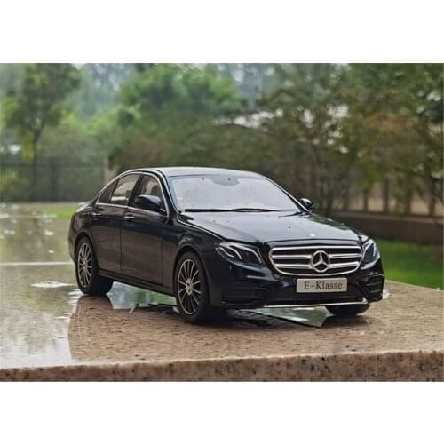 New 1:18 iScale For Daimler Mercedes Benz E Class Klasse Diecast Model Car Gift Collection Ornament Display Black Metal,Plastic