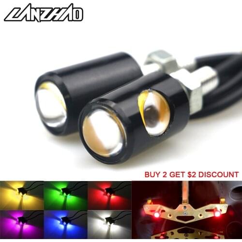 Motorcycle LED Turn Signals Eagle Eye Aluminum Turn Signal Lights Indicators Universal for Kawasaki Honda Ducati Aprilia KTM BMW