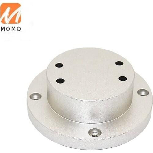 OEM Aluminum Machine Parts Milling Turning Precision Parts CNC Sandblasting Silvery Anodized Parts