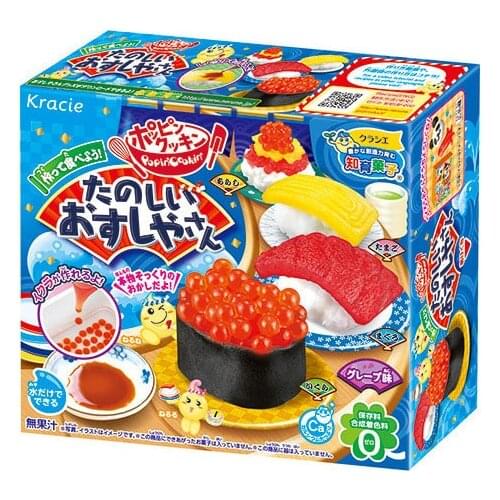 Lovely Cook candy dough Pretend to play Toys Sushi Pizza happy kitchen Japanese DIY candy making kit Childrens toys Gift
