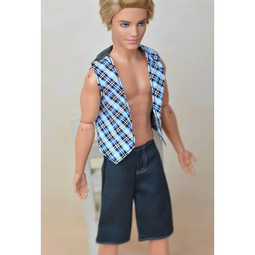 High Quality Handmade Shorts Pants For Barbies Boyfriend Ken Doll Casual Clothes For Doll Male Doll Clothes For BJD Doll Toy