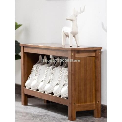 Super Narrow Shoe Changing Stool Super Narrow Small 20cm Ultra Thin Solid Wood Shoe Changing Stool Small Size