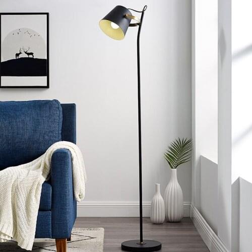 LED floor lamp Nordic bedroom bedside table lamp simple creative living room reading floor lamp