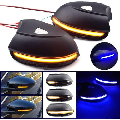 For VW Passat CC B7 Beetle Scirocco Jetta MK6 LED Dynamic Turn Signal Light Flasher Flowing Water Blinker lashing Light
