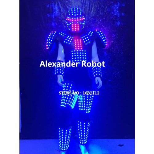 LED Costume robot/LED Clothing/Light suits/ LED Robot suits/ Kryoman robot/ alexander robot