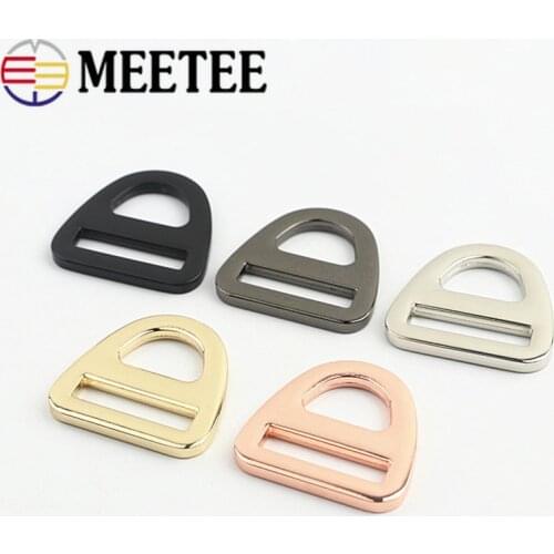 10Pcs 20/25mm Metal Buckle Adjustment Belt Anti-skid Buckles Bag Strap Connection Hang Clasp DIY Webbing Slider Hook Accessories