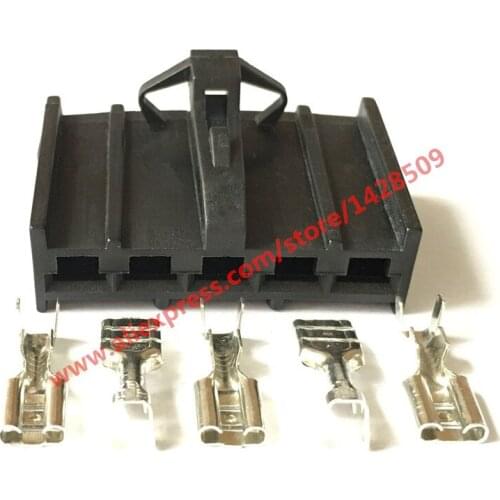 5 Sets Auto 5 Pin Female Harness Connector DJ7052A-4.8-21 Auto Wire Connector