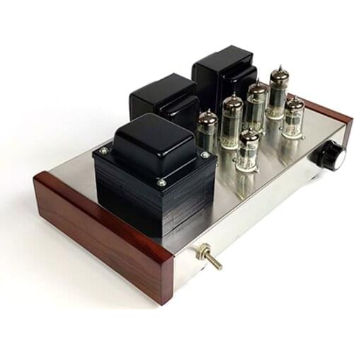 6F2+6p1 push-pull tube power amplifier, power: 12W*2, total harmonic distortion