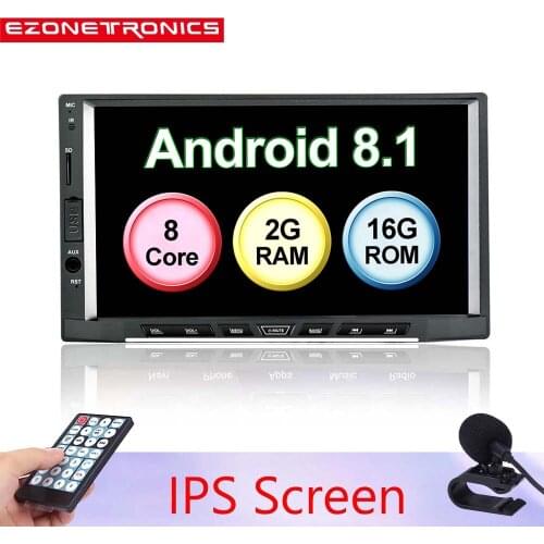 Auto 2 Din Android 8.1 Car Radio Stereo 7 inch IPS Universal Car Player GPS Navigation Wifi Audio Octa Core with 2G DDR3 no dvd