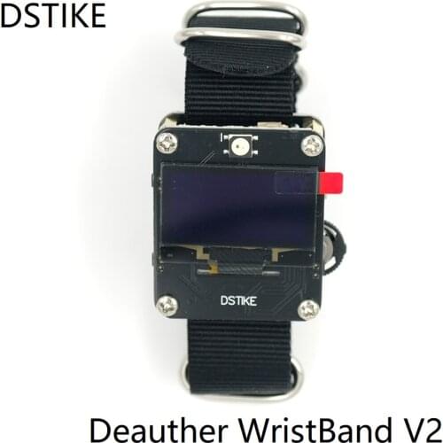 DSTIKE WiFi Deauther Wristband | Wearable ESP8266 Development Board | Smart Watch DevKit | Arduino NodeMCU ESP32 IoT