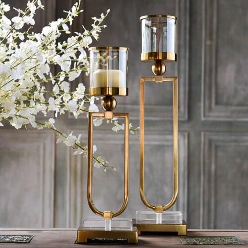 European romantic wedding new Chinese candlestick table American candle table creative household furnishings
