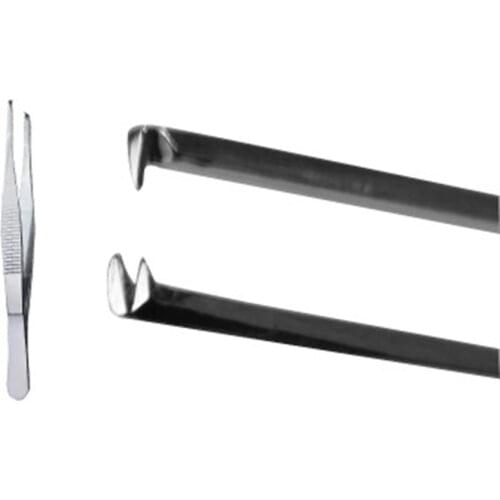 Surgical Home Heat Resistant Medical dressing forceps tissue forceps Stainless Steel Organization Tweezers hook 12.5cm-25cm