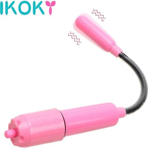 IKOKY Vibrator Stick Magic Wand Anal Plug Vagina Massager Clitoris Stimulator Sex Toys for Women Men Flirting Toys Adult Product