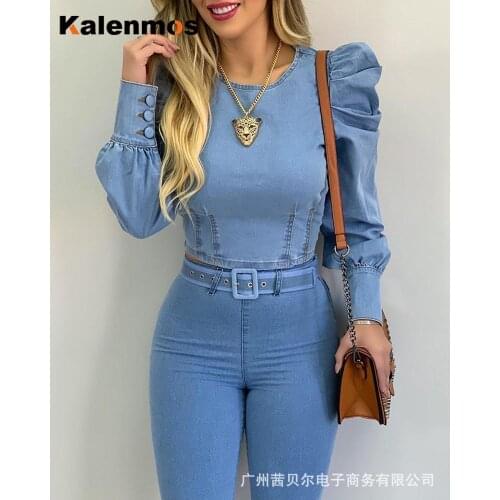 Kalenmos Women's Blue Shirts