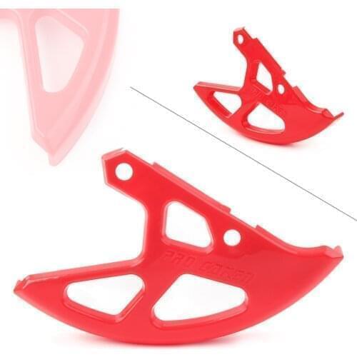 Red Plastic Motorcycle Rear Brake Disc Cover For Honda CRF250R CRF450R 2004-2020