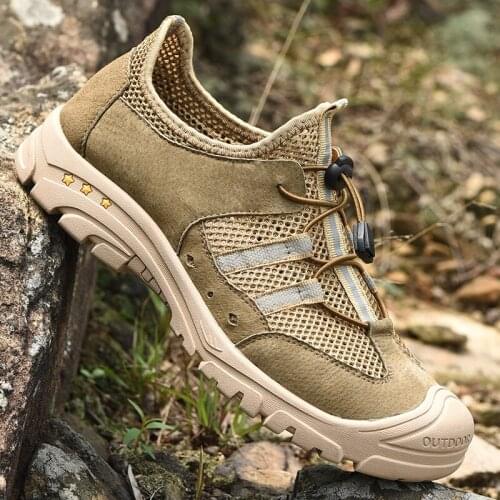 Zapatos Verano Hombre Summer Work Shoes Breathable Men Running Shoe 2020 Mens Sneakers Sandals Fashion Male Beach Comfort