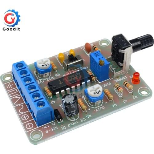 1 Set ICL8038 Monolithic Function Signal Generator Module Sine Square Triangle Welded DIY Kit Sine Square Triangle