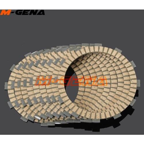Motorcycle Clutch Friction Plates Disc Set 9pcs For YZ426 WR426 2001-2002 WR450 2003-2004
