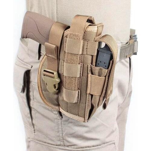 New Tactical Molle Gun Holster For G2C PT111 G2/PT140 Military Rifle Bag for Right Hand Adjustable Handgun Holder with Mag Pouch