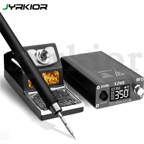 GVM T210 Rapid Warming Automatic Sleep 2S Melting Tin Professional Mobile Phone Repair Constant Temperature Soldering Station