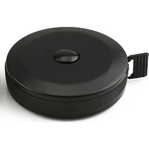 PPYY-Body Measuring Tape with Tape Measure for Sewing Tailor Fabric Measuring Tape (Retractable Double-Sided Black)