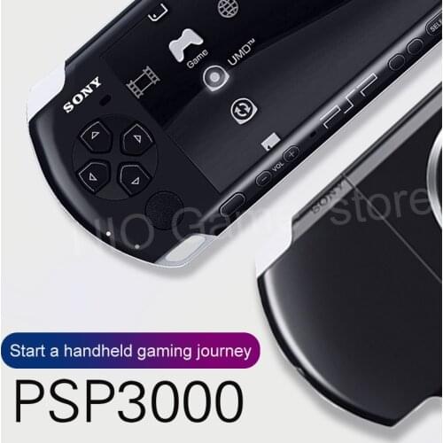 PSP Original reformado PSP para PSP 3000 PSP-3000 juego consola 16 GB 32GB 64GB 128GB de tarjeta de memoria negro consola de jue