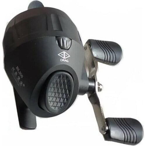 Durable Fishing Reel Outdoor Slingshot Shooting Closed Metal Coil Wheel Compound Bow Hunting Spinning Wheel