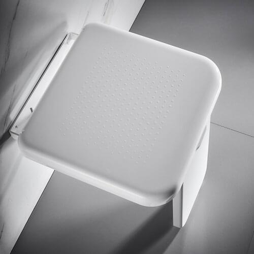 Bathroom Folding Stool Seat Shower Wall Stool Elderly Toilet Stool Invisible Bathing Chair Entrance Shoe Stool