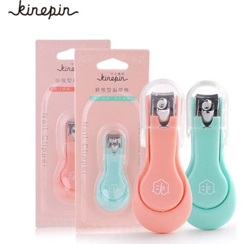 Pink Navy Cute Nail Clipper Nails Scissors Pro Manicure Trimmer Cutter with Nail File Nail Clippers With Clipping Catcher