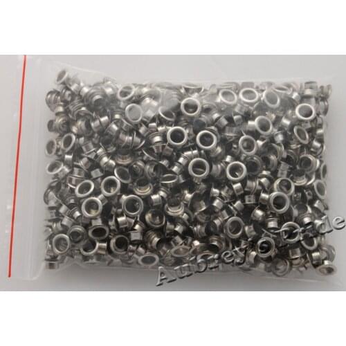 500pcs 14MM 1200# Inner Diameter Thickness 4MM Eyelets Metal Steel for Manual Grommet Press Machine Button Banner Sign Making