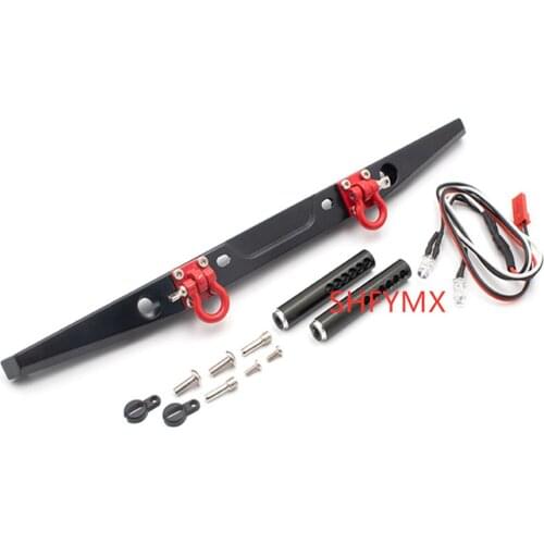 Aluminum CNC Body Rear Bumper Fit For 1/10 Rc Car Axial scx10