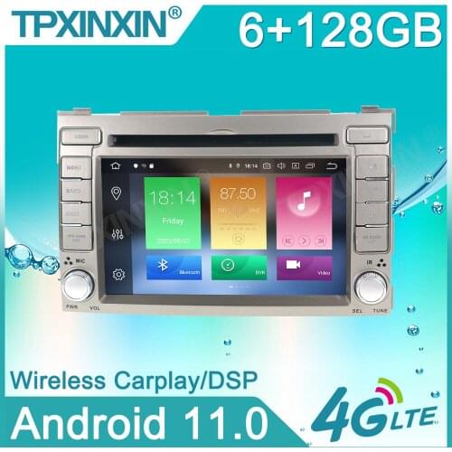 Android 11 6+128G For HYUNDAI I20 2008-2013 Car Stereo Multimedia Player Android GPS Navigation Auto Audio Radio