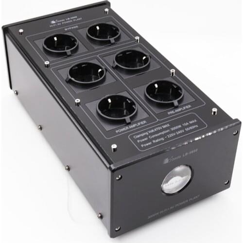Bada LB-5600 HIFI EU power distributor 6 Schuko Power purification filter socket