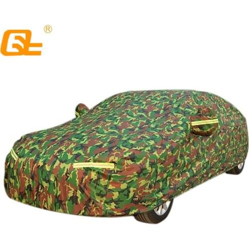 Winter plus cotton Full Car Covers Outdoor Waterproof Sun Rain Snow Protection UV Car Umbrella camouflage Universal SUV Sedan