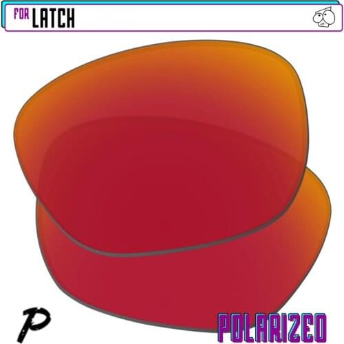 EZReplace Polarized Replacement Lenses for - Oakley Latch Sunglasses - Red P