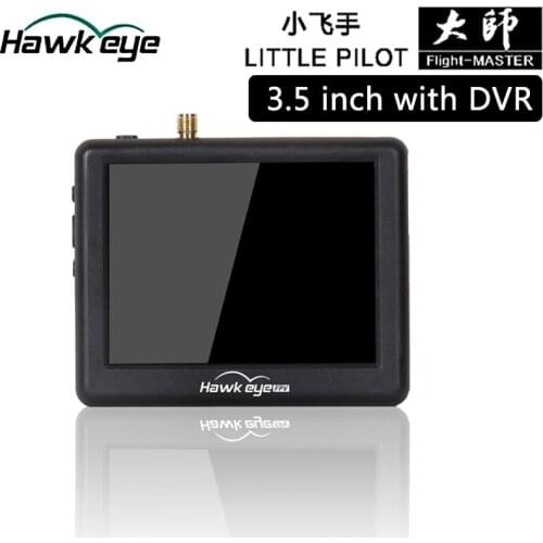 Hawkeye 3.5 inch with DVR Little Pilot Flight Master FPV Monitor 5.8G 960*240 Receiver Antenna for DJI Googles Analog Input