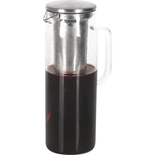 Cold Brew Coffee Maker, 1 Quart,32 Oz Iced Coffee Maker, Iced Tea Maker, Airtight Cold Brew Pitcher, Coffee Accessories, Cold Br