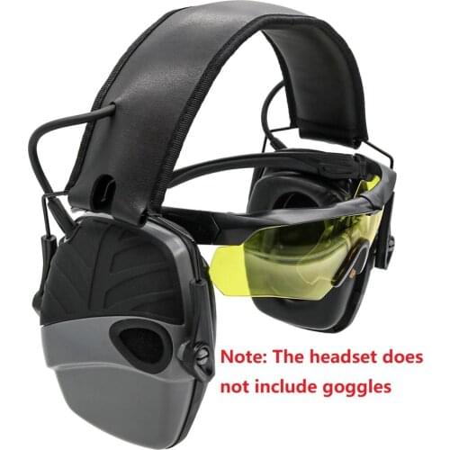 Outdoor sports hunting headphones tactical electronic shooting protective earmuffs hearing protection noise reduction headphones