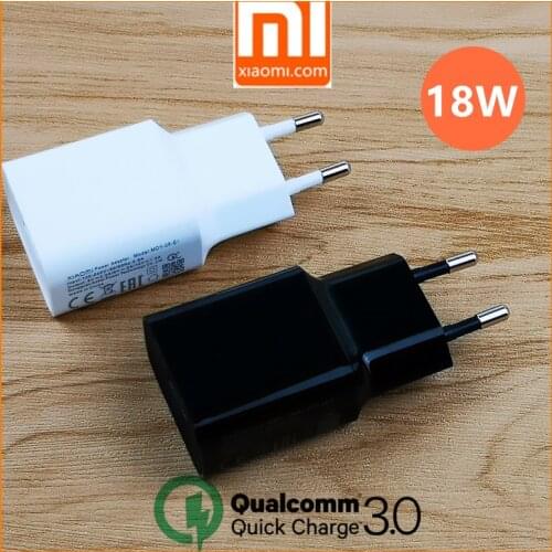Original EU xiaomi mi9 fast charger a2 QC 3.0 quick charge Power adaptor For mi 8 se lite mi6 mix 2 2s 3 max a1 6x mi8 Phone