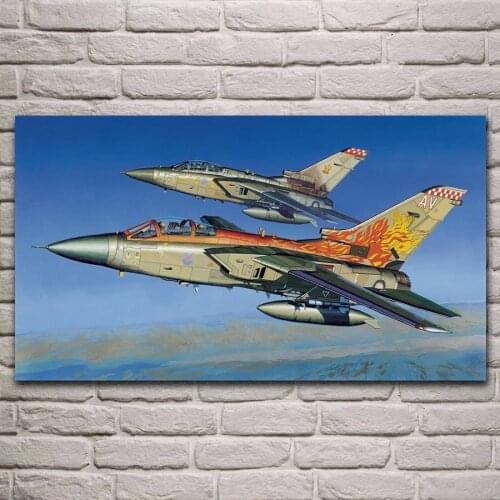 Panavia Tornado GR4 aircraft military vehicle artwork living room home decor art print wall decoration fabric poster KJ155