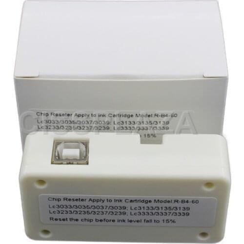 CISSPLAZA 1X reset 20 times Chip Resetter compatible for brother LC3337 LC3339 MFC-J6945DW J5945DW J5845DW J6545DW PRINTER