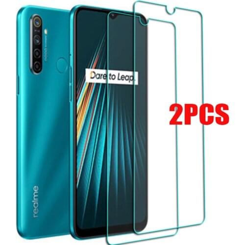 2PCS FOR OPPO Realme 5i Tempered Glass Protective on OPPO Realme 5i Screen Protector Glass Film Cover