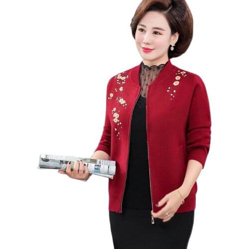 2021 Autumn Winter Women Knitted Cardigan Sweater Casual Long Sleeve Sweater Femme zipper Short Knit Jacket Women Tops Plus Size