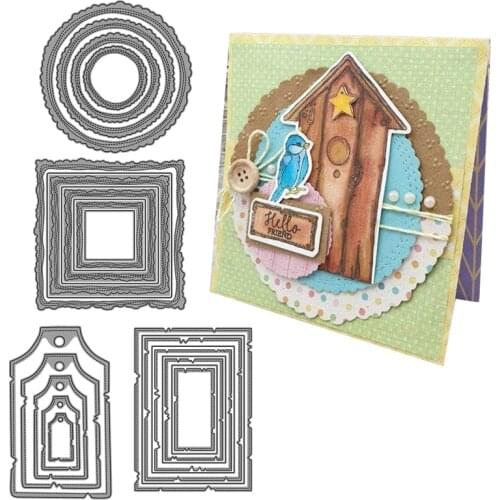 2019 New Arrival Decorative Border Metal Cutting Dies Embossing Scrapbooking Stencil Craft Cut Dies For DIY Card Crafts Handmade