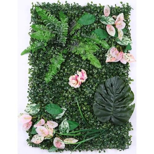40x60cm Silk Leaf Artificial Flower DIY Wedding Decoration Wallboard Romantic Background