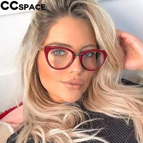 45045 Anti-blue Light Optical Sexy Red Cat Eye Glasses Frames Women Glasses Fashion EyeGlasses