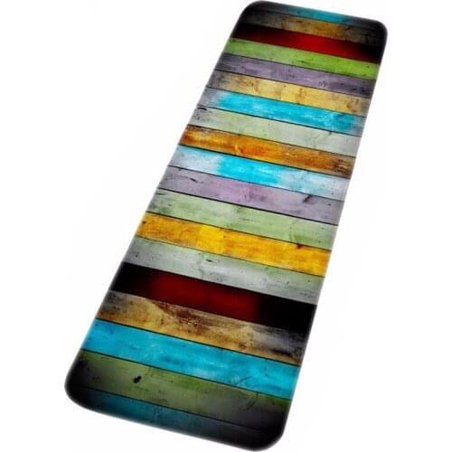 Promotion! Long paragraph colorful wood prints Water Absorbent Bath Mats For Bathroom Shower Accessories Floor Carpets Area Rugs
