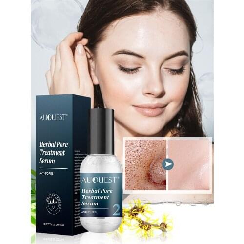 AUQUEST Face Serum Blackhead Removal Pore Shrinking Oil-Control Moisturizing Whitening Skin Face Care Korean Cosmetics 15ml
