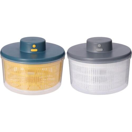 Large Convenient Electric Salad Spinner Rechargeable Quick Drying Household