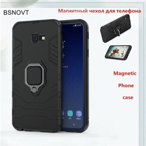 For Samsung Galaxy J4 Plus Case Magnetic Finger Ring Anti-knock Case For Samsung Galaxy J4 Plus Cover For Samsung J4 Plus Case